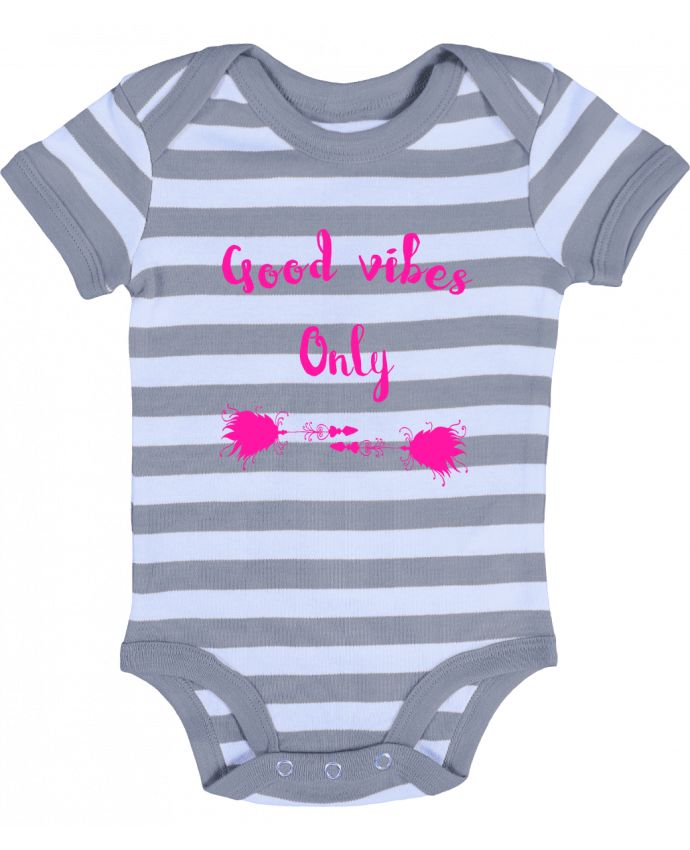 Baby Body striped Good vibes only - Les Caprices de Filles
