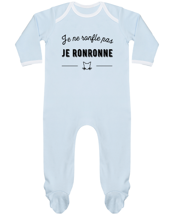 Body Pyjama Bébé je ronronne t-shirt humour par Original t-shirt