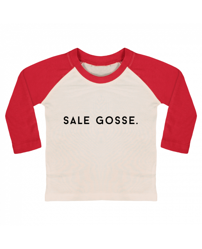 Tee-shirt Bébé Baseball ML SALE GOSSE. par Graffink