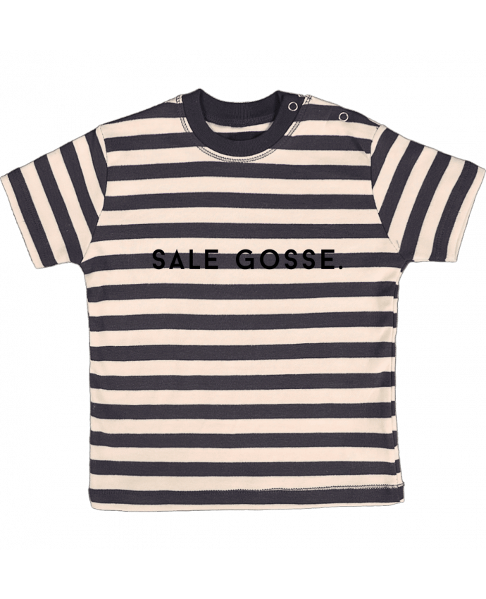 Tee-shirt bébé à rayures SALE GOSSE. par Graffink