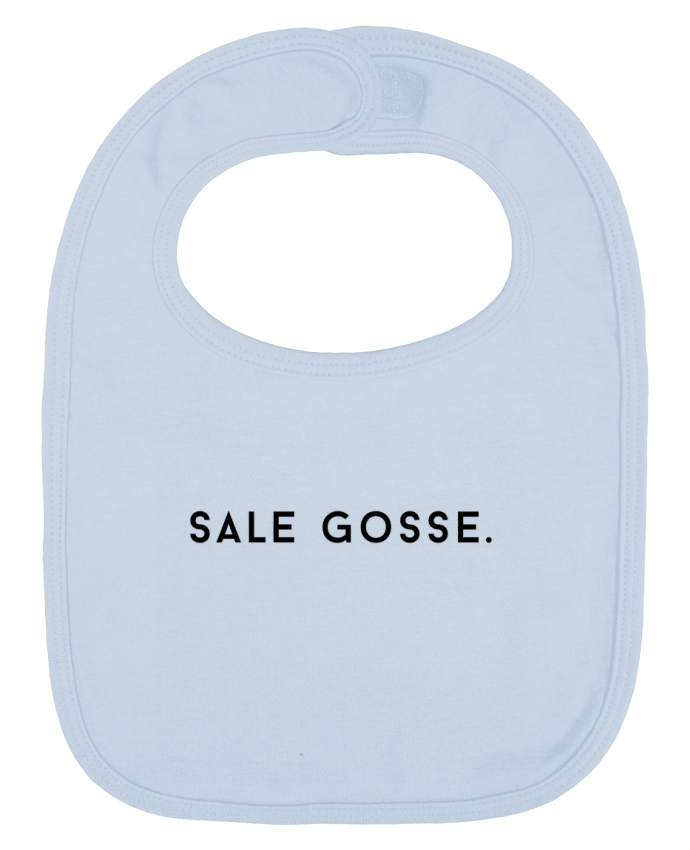 Bavoir bébé uni SALE GOSSE. par Graffink