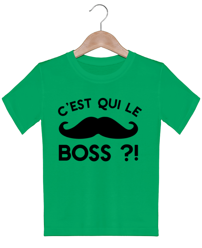 T-shirt garçon motif boss t-shirt humour Original t-shirt
