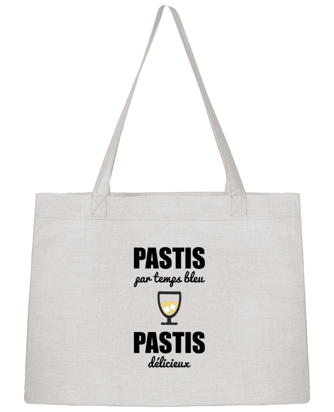 Shopping tote bag Stanley Stella Pastis by temps bleu pastis délicieux by Benichan