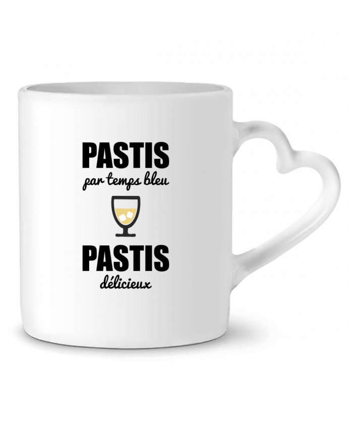 Mug Heart Pastis by temps bleu pastis délicieux by Benichan
