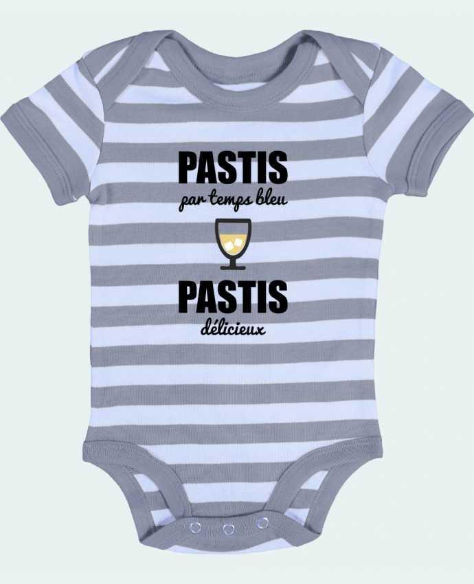 Baby Body striped Pastis by temps bleu pastis délicieux - Benichan