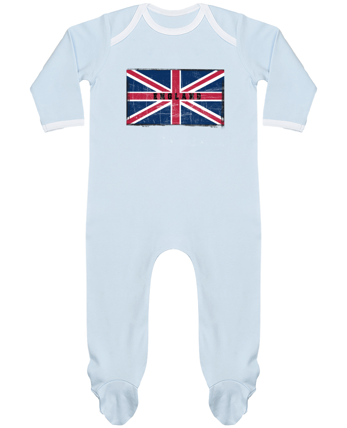 Baby Sleeper long sleeves Contrast Drapeau anglais by Les Caprices de Filles
