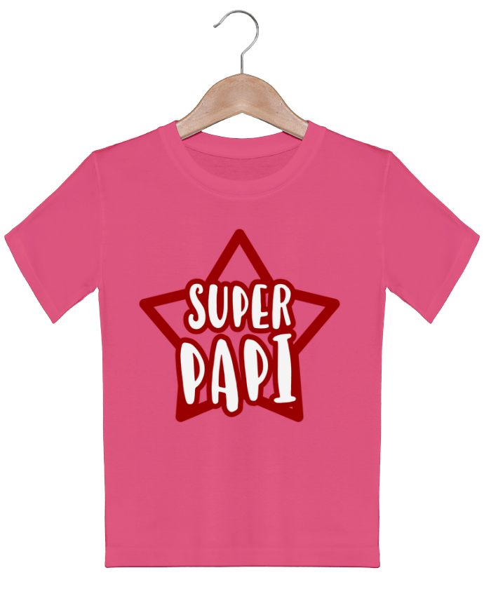 T-shirt garçon motif Super papi cadeau Original t-shirt