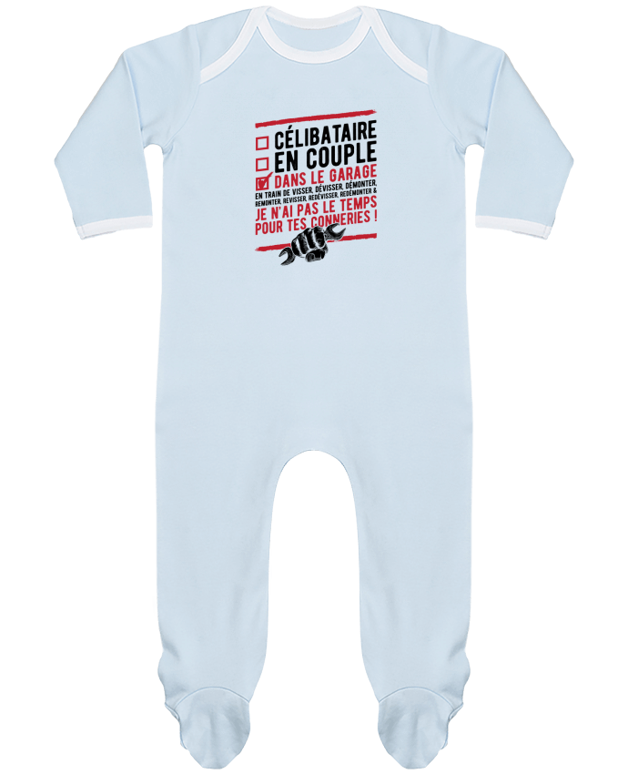 Body Pyjama Bébé Dans le garage humour par Original t-shirt
