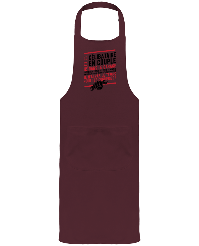 Tablier avec poches Dans le garage humour par Original t-shirt
