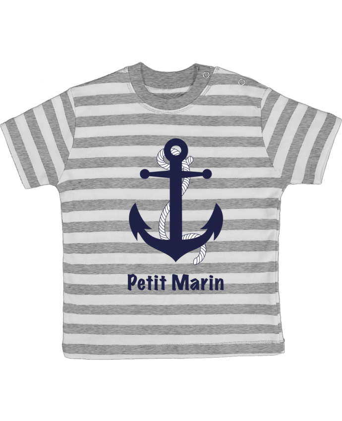 Tee-shirt bébé à rayures Petit Marin par M.C DESIGN 
