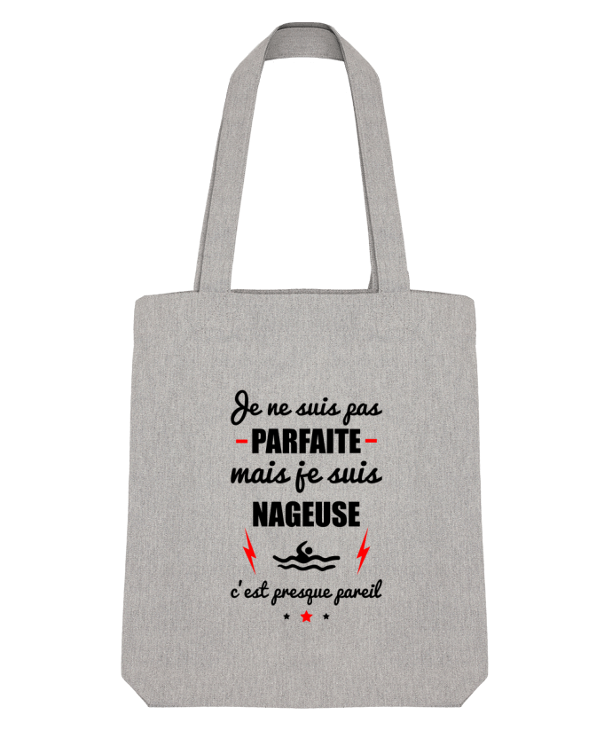 Tote Bag Stanley Stella Je ne suis pas parfaite mais je suis nageuse c'est presque pareil par Benic