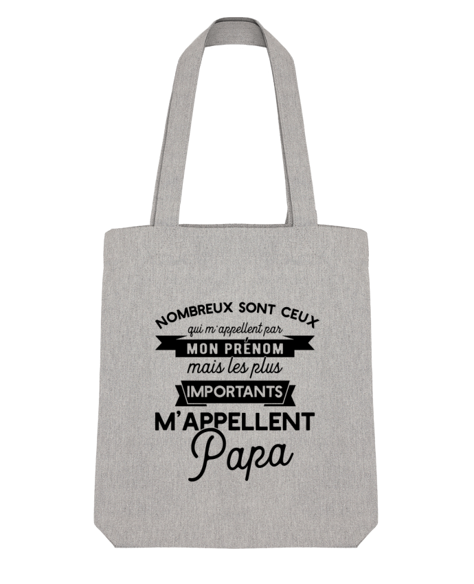 Tote Bag Stanley Stella On m'appelle papa par Original t-shirt 