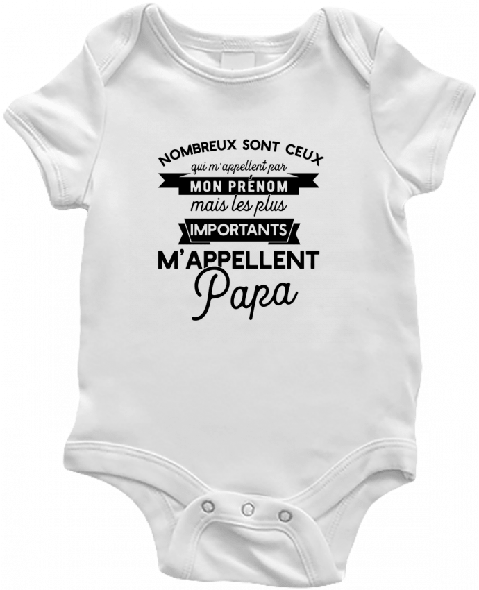 Baby Body On m'appelle papa by Original t-shirt