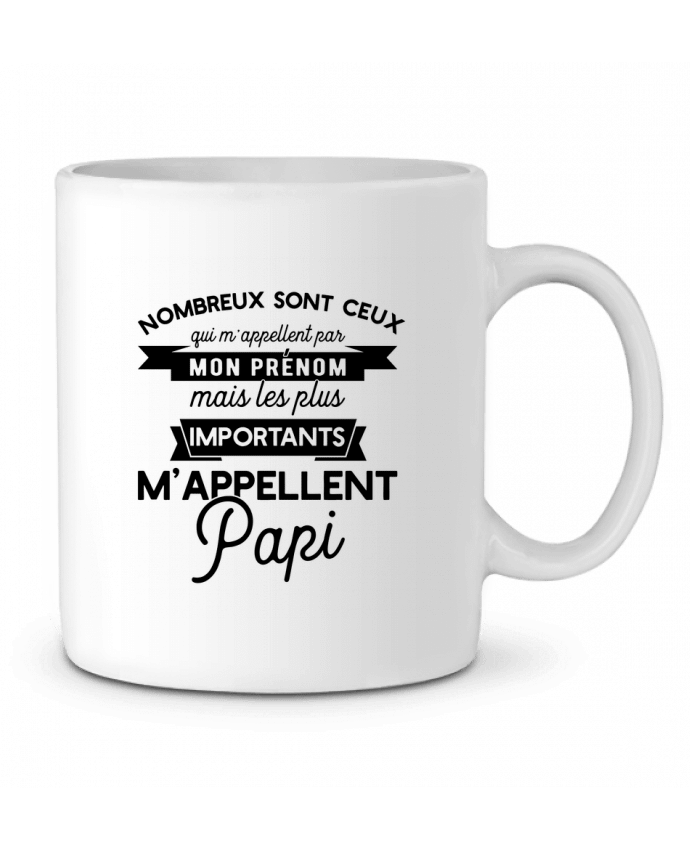 Ceramic Mug on m'appelle papi humour by Original t-shirt