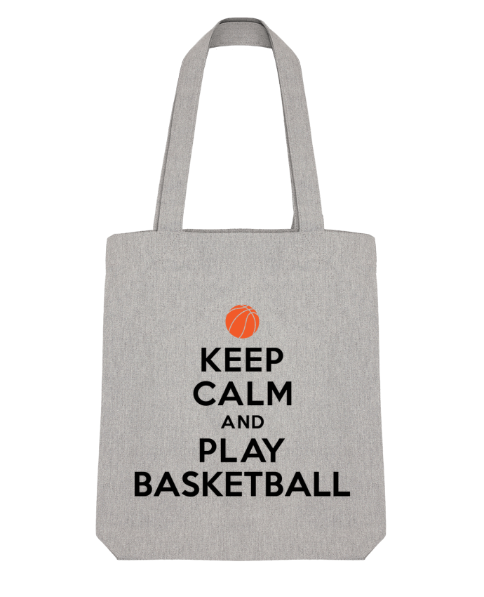 Tote Bag Stanley Stella Keep Calm And Play Basketball by Freeyourshirt.com 