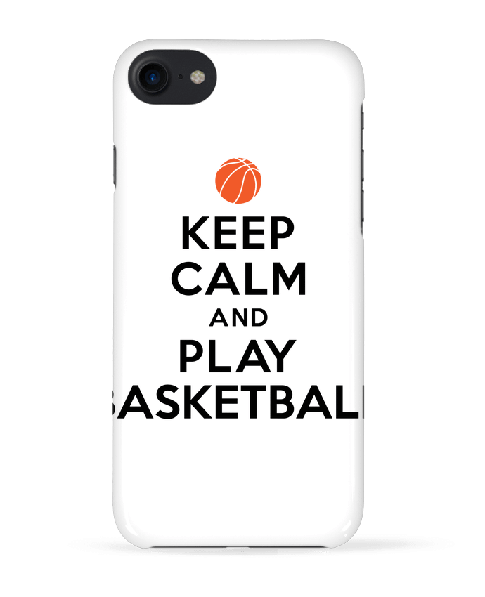 COQUE 3D Iphone 7 Keep Calm And Play Basketball de Freeyourshirt.com
