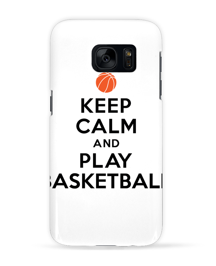 Carcasa Samsung Galaxy S7 Keep Calm And Play Basketball por Freeyourshirt.com