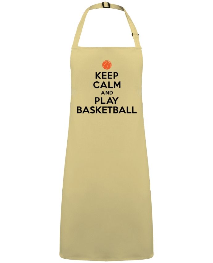 Apron no Pocket Keep Calm And Play Basketball by  Freeyourshirt.com
