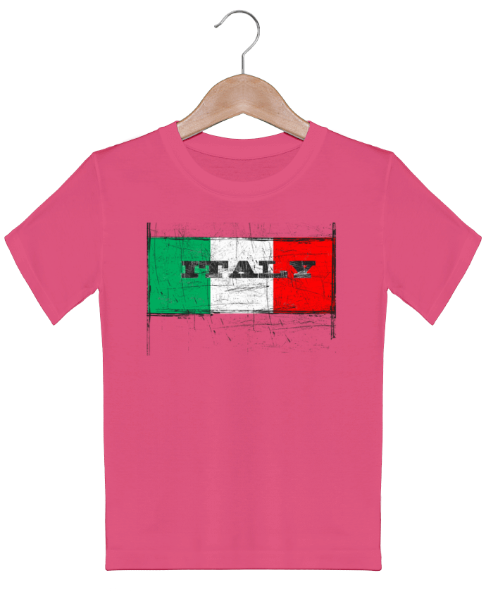 T-shirt garçon motif Drapeau Italien Les Caprices de Filles