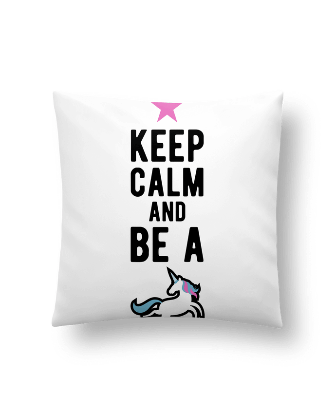 Cojín Sintético Suave 45 x 45 cm Be a unicorn humour licorne por Original t-shirt