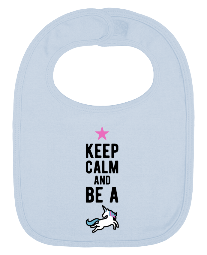 Bavoir bébé uni Be a unicorn humour licorne par Original t-shirt