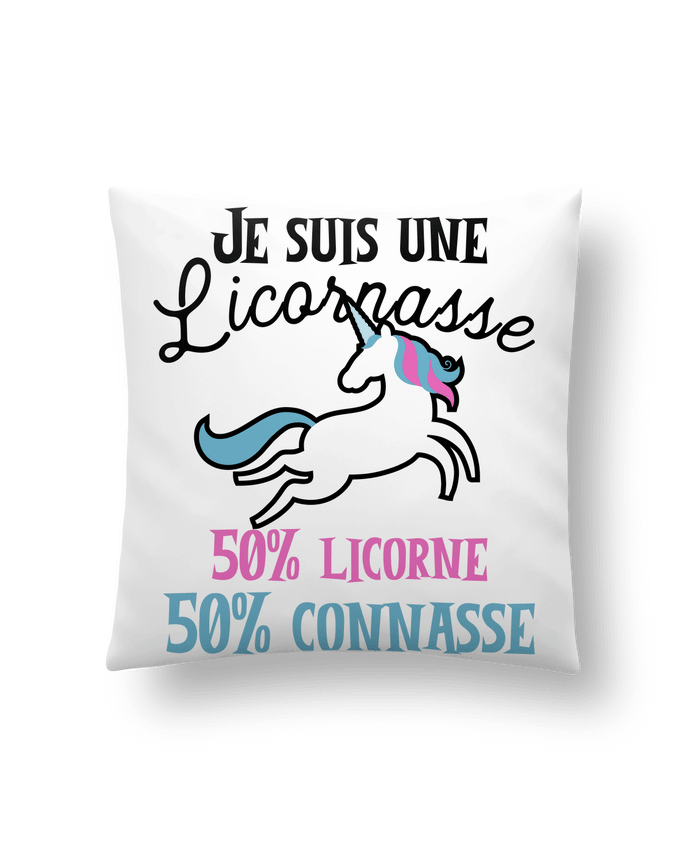 Cushion synthetic soft 45 x 45 cm Licornasse humour cadeau by Original t-shirt