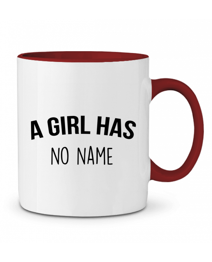Mug bicolore A girl has no name Bichette