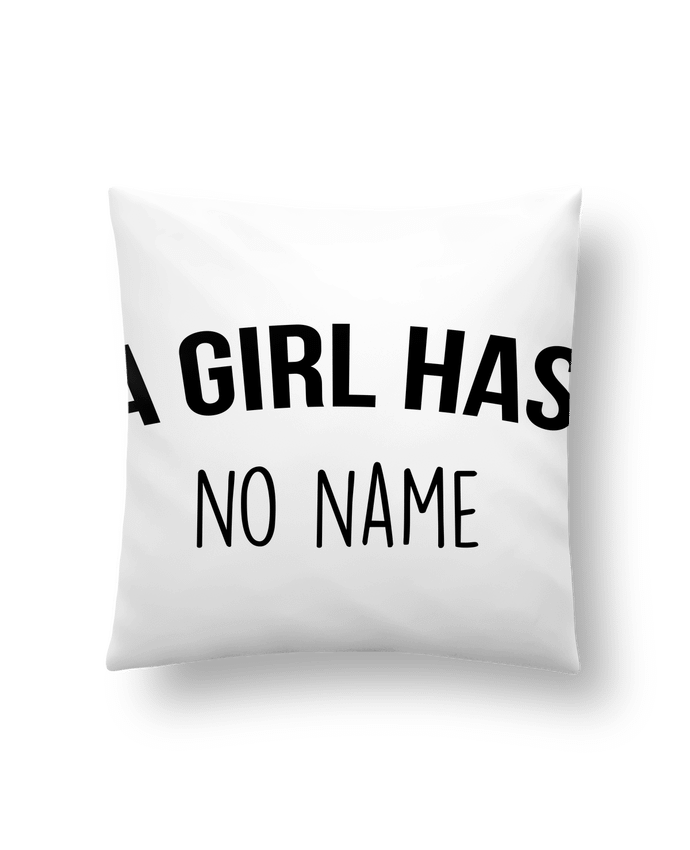 Coussin A girl has no name par Bichette