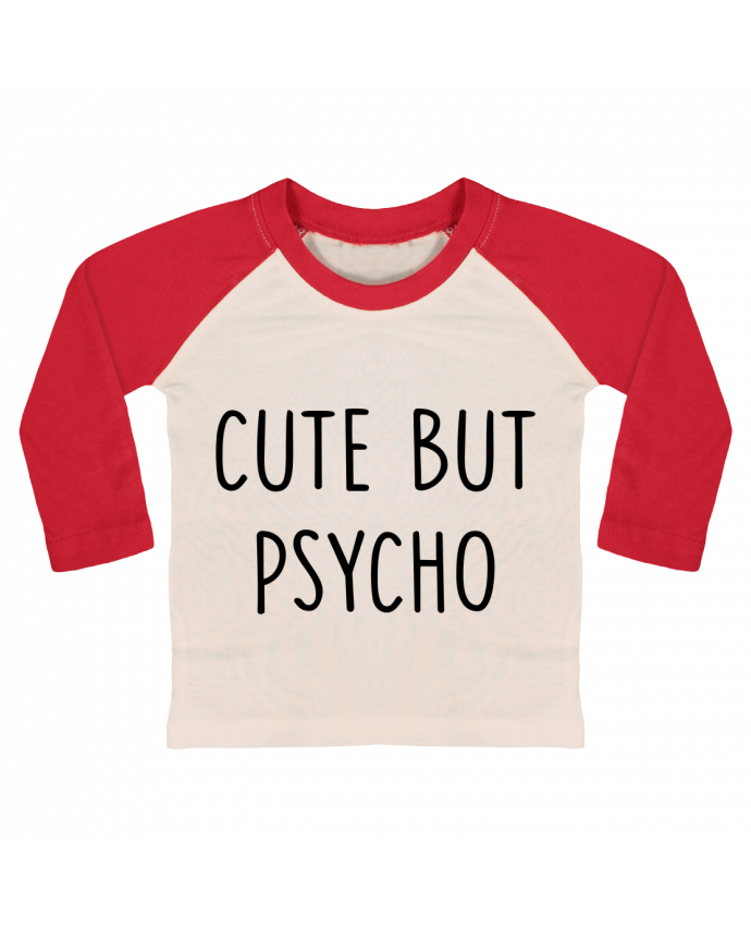 T-shirt baby Baseball long sleeve Cute but psycho 2 by Bichette