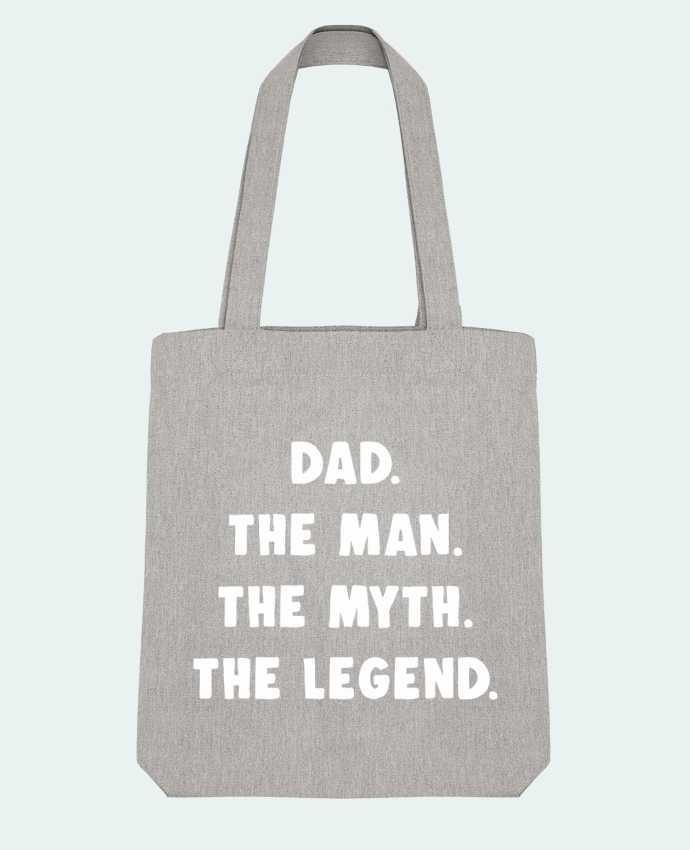 Tote Bag Stanley Stella Dad the man, the myth, the legend by Bichette 