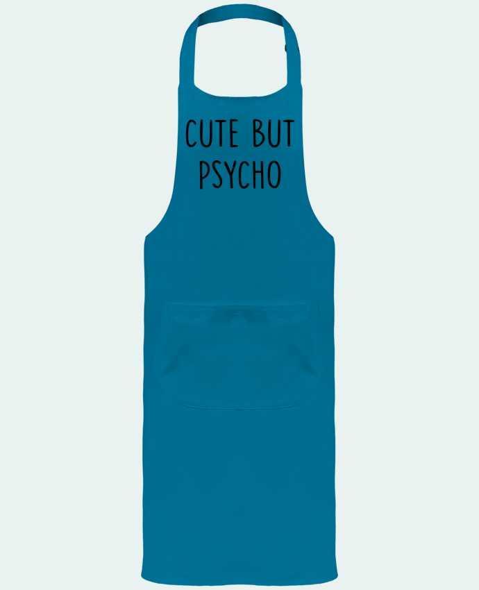 Garden or Sommelier Apron with Pocket Cute but psycho 2 by Bichette