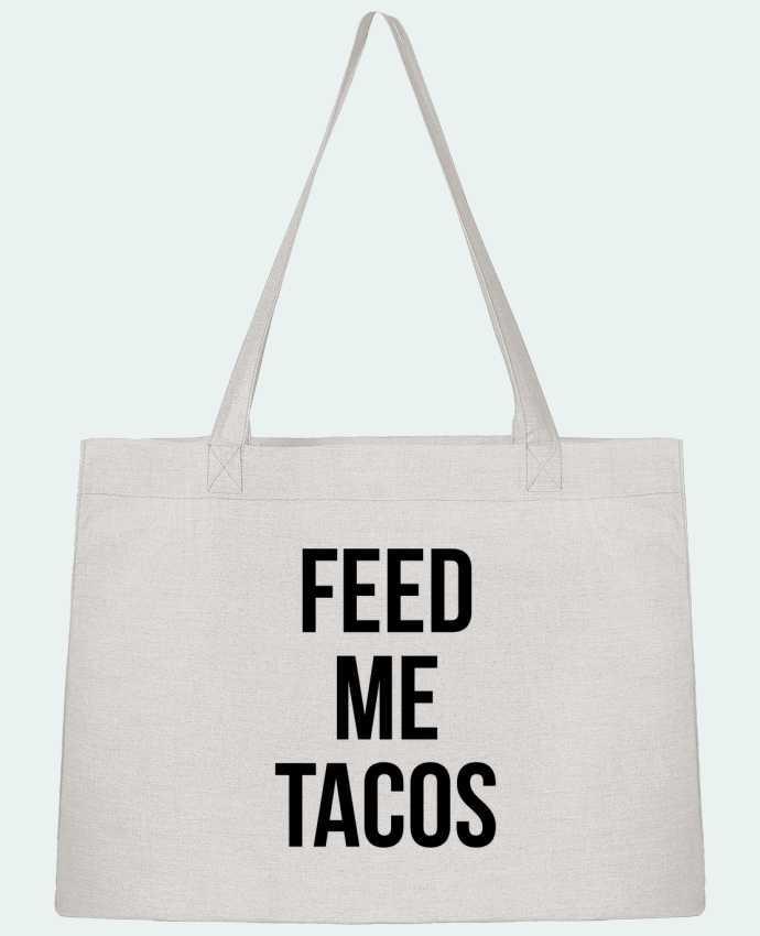 Shopping tote bag Stanley Stella Feed me tacos by Bichette