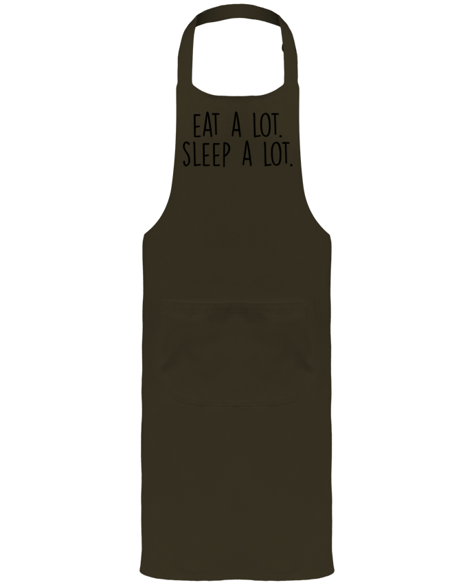 Garden or Sommelier Apron with Pocket Eat a lot. Sleep a lot. by Bichette