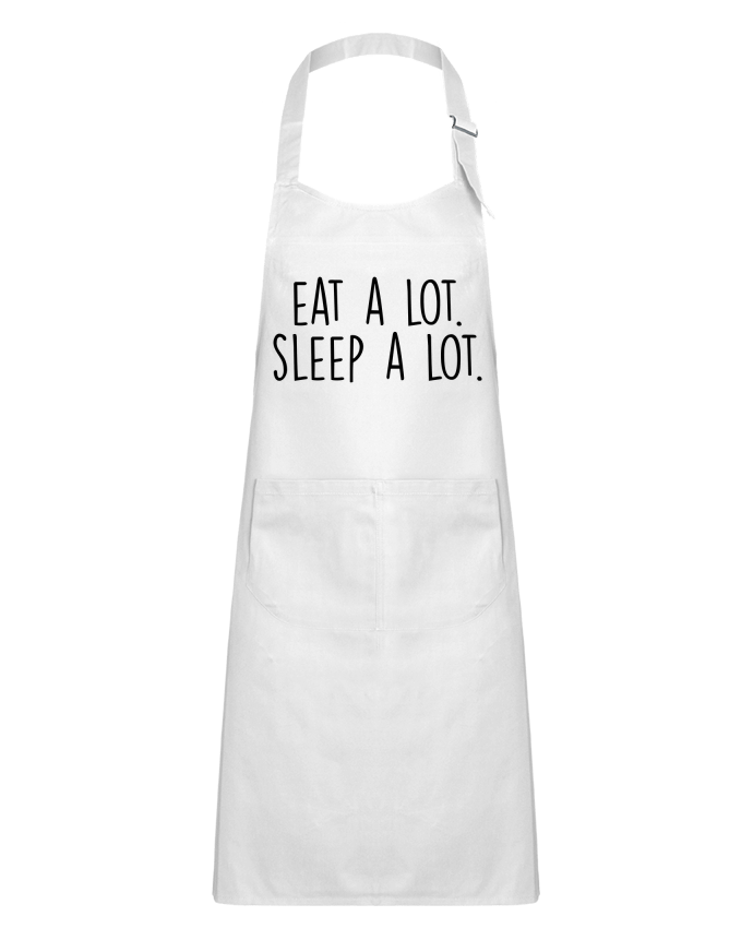 Delantal Niño con Bolsillo Eat a lot. Sleep a lot. por Bichette