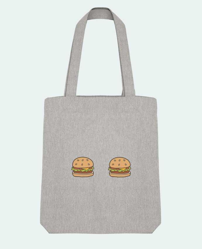 Tote Bag Stanley Stella Hamburger by Bichette 