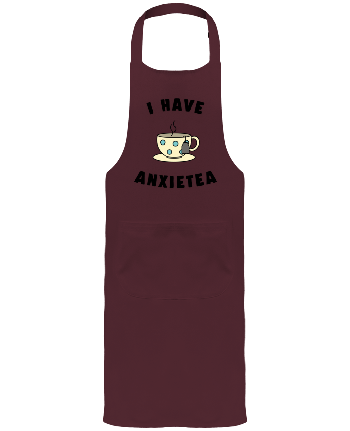 Tablier avec poches I have anxietea par Bichette