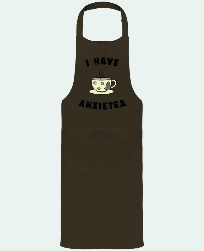 Garden or Sommelier Apron with Pocket I have anxietea by Bichette