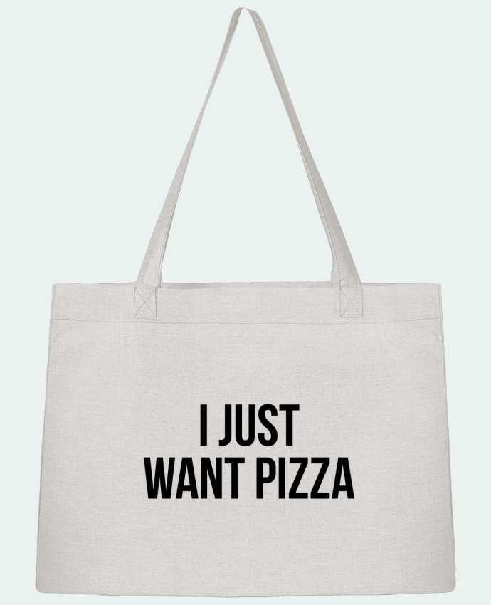 Shopping tote bag Stanley Stella I just want pizza by Bichette