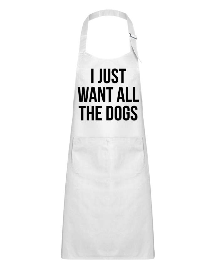 Tablier Enfant I just want all dogs par Bichette