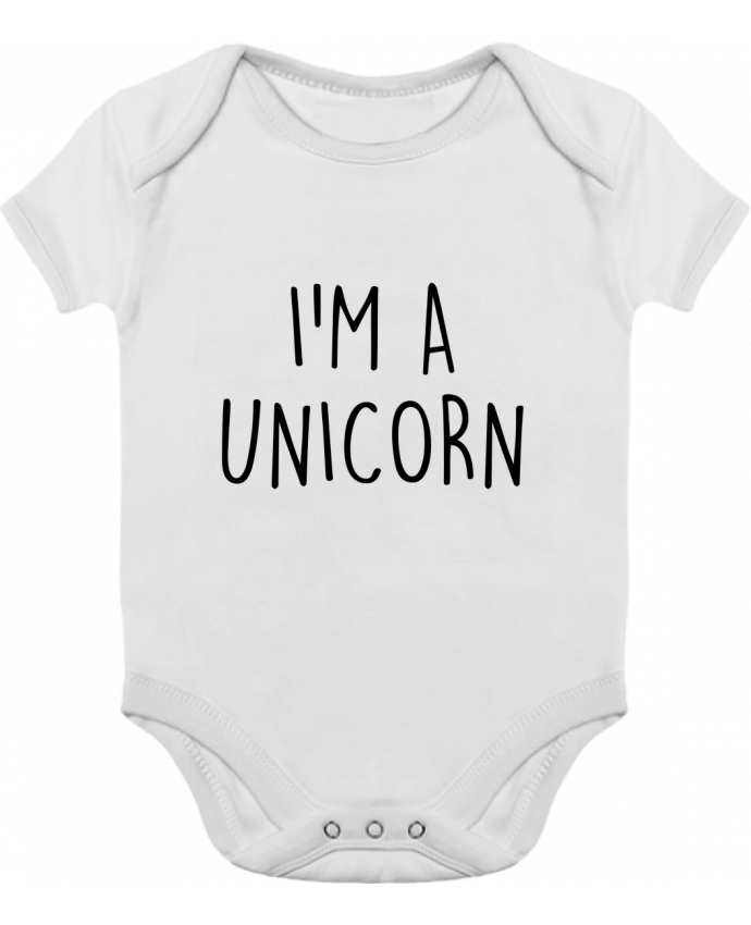 Body Bebé Contraste I'm a unicorn por Bichette