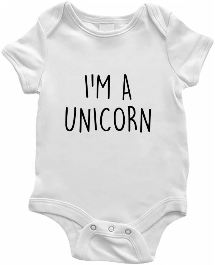 Body bébé I'm a unicorn par Bichette