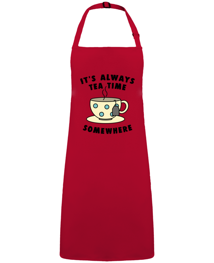Tablier It's always tea time somewhere par  Bichette