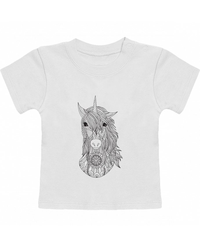 T-Shirt Baby Short Sleeve Unicorn manches courtes du designer Bichette