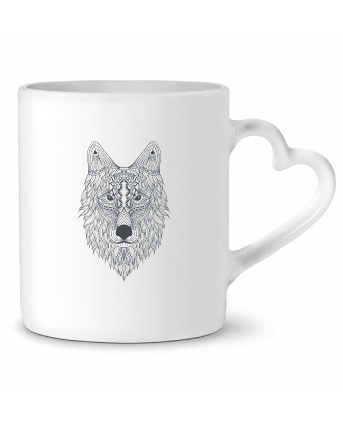 Taza Corazón Wolf por Bichette