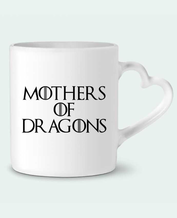 Mug coeur Mothers of dragons par Bichette