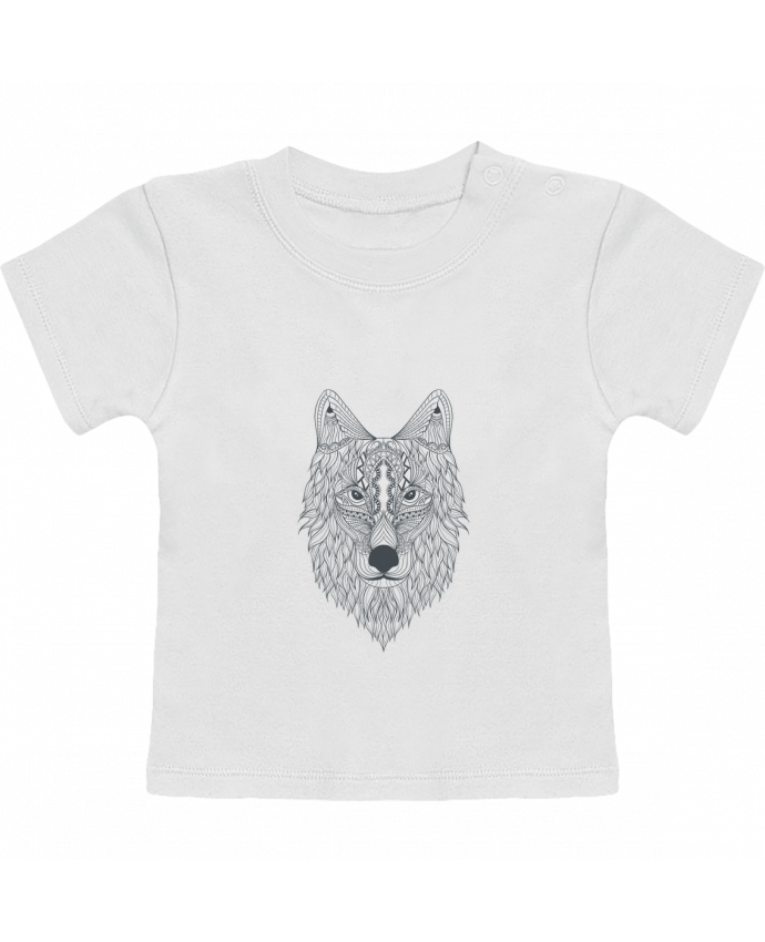 T-shirt bébé Wolf manches courtes du designer Bichette