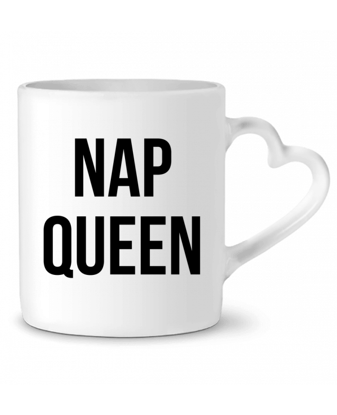 Mug coeur Nap queen par Bichette