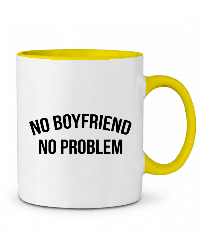 Two-tone Ceramic Mug No boyfriend, no problem Bichette