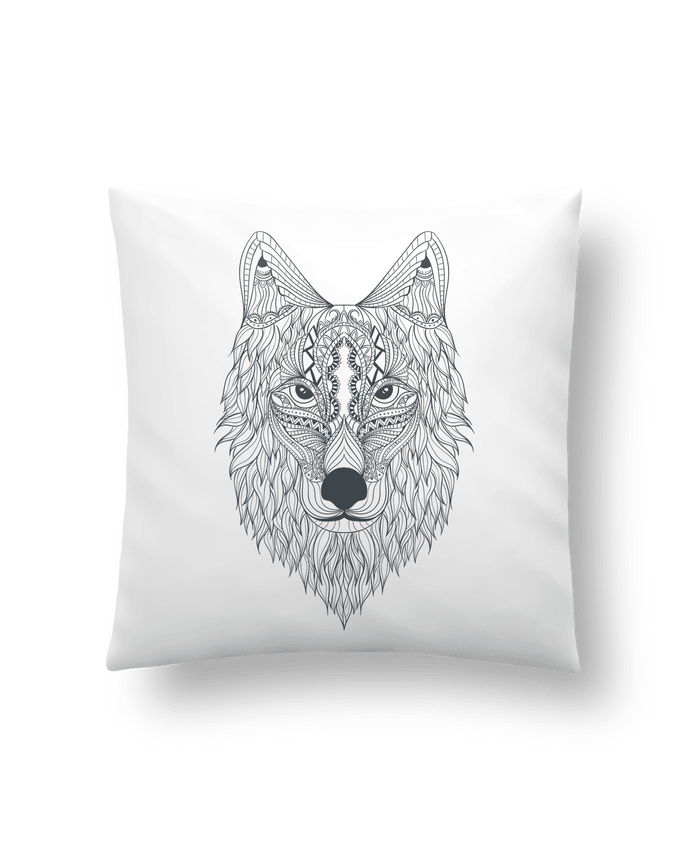 Cushion synthetic soft 45 x 45 cm Wolf by Bichette