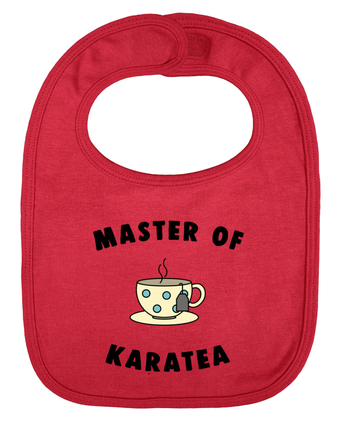 Bavoir bébé uni Master of karatea par Bichette